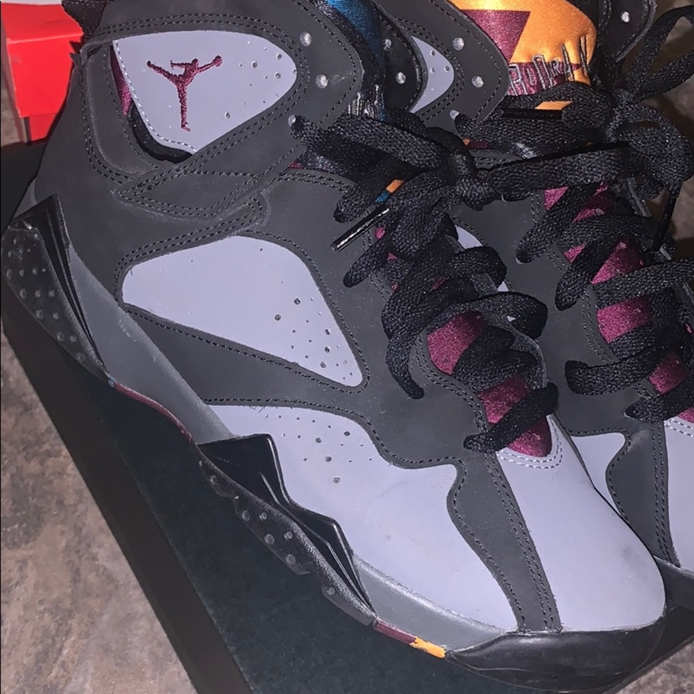 bordeaux jordan 7s (gs)